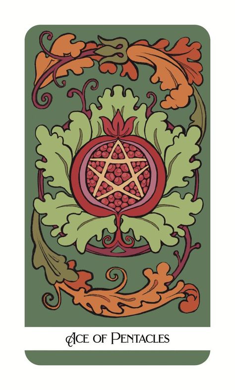 Tarot Card Design, Ace Of Pentacles, Pentacles, Tarot Cards Art, Minor Arcana, Tarot Card, Tarot Cards, Card Art, Aesthetic Wallpapers