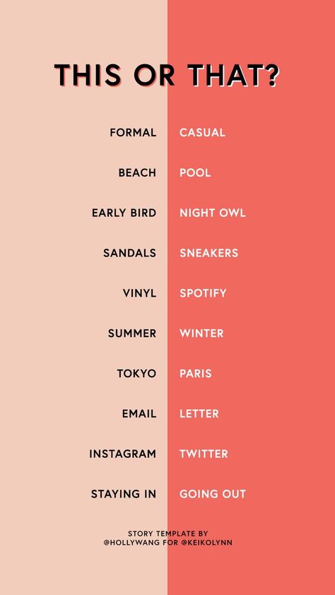Keiko Lynn, Instagram Story Template, Story Template, Instagram Story, Pink, Instagram