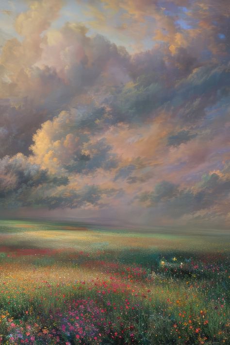 Painting Nature, Pretty Landscapes, Aesthetic Painting, Ethereal Art, Dreamy Art, Painting Art Projects, Nature Aesthetic, Scenery Wallpaper, Pretty Art