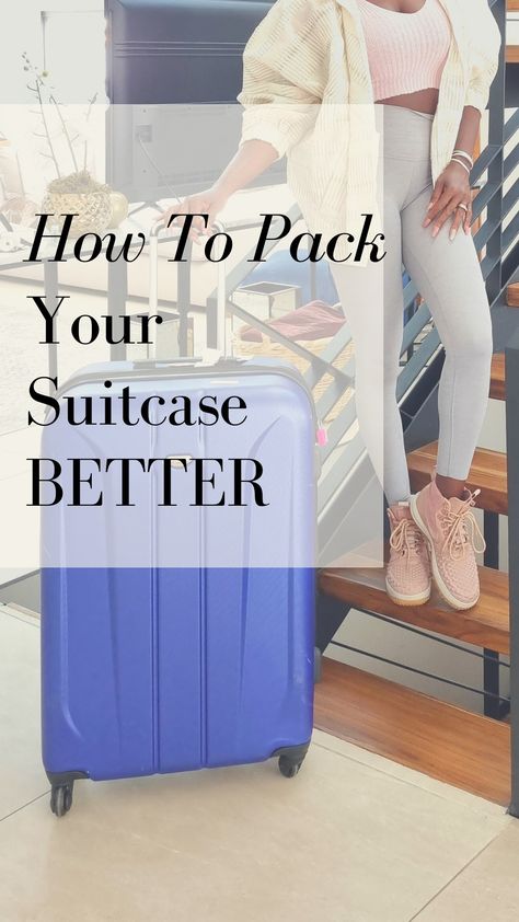 How to pack your suitcase more efficiently Money Saving Ideas, Pack A Suitcase, Packing Hacks, Packing Ideas, Packing Luggage, Suitcase Set, Suitcase Packing, Saving Ideas, Long Trips