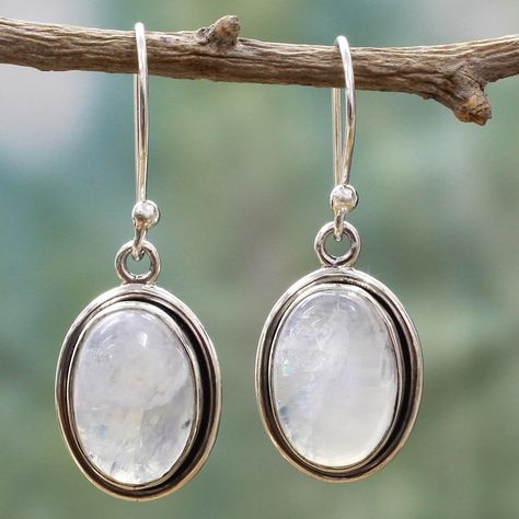 Lunar Goddess, Jewelry Wall, Beltane, Tiny Stud Earrings, Silver Dangle Earrings, Moonstone Earrings, Sterling Silver Dangle Earrings, Lovely Earrings, Silver Earring