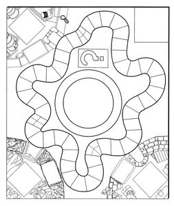 Board game for teaching DNA concepts - HARDWICKE SUSAN B. Plot Chart, Board Game Template, Board Games Diy, Game Template, Classroom Games, Review Games, Diy Games, Game Board, School Counseling