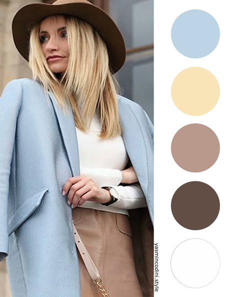 Sky Blue Color Combinations Outfit, Baby Blue Color Combinations Outfit, Sky Blue Blazer Women Outfit, Blazer Celeste Outfits Mujer, Sky Blue Pants Outfit, Outfit Celeste, Light Blue Blazer Outfit, Camel Color Outfits, Baby Blue Outfit