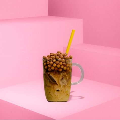 Coffee, chocolate, cereal need we say more? READ MORE... Emma Chamberlain Coffee, Eggless Breakfast, Chamberlain Coffee, Chocolate Cereal, Tiktok Famous, Perfect Morning, Emma Chamberlain, Egg Dish, Chocolate Craving