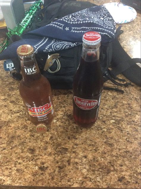 #Pop #Soda #Cheerwine #CreamSoda #IBC Cream Soda, Soda Pop, Beer Bottle, Cherry, Beer, Drinks, Cream