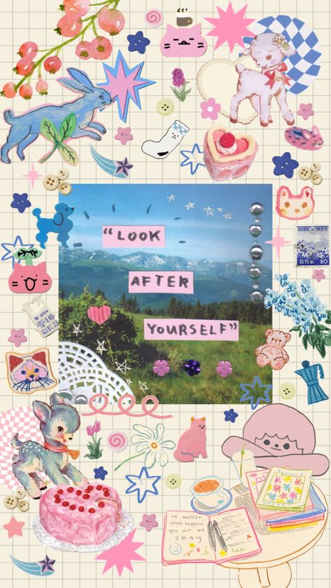 🌷🦋�🌱 #wallpapper #notebook #notebookvibes #scrapebook #scrapbookvibes #maximalist #vibes #color #colorful #message #encouragement Maximalist Wallpaper, Whatsapp Wallpaper, Iphone Wallpaper Themes, Phone Wallpaper Patterns, Foto Ideas Instagram, Cute Patterns Wallpaper, Kawaii Wallpaper, Cute Wallpaper Backgrounds, Phone Themes