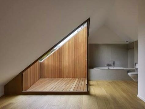 Concrete Architecture, Attic Bathroom, Wallpaper Magazine, Loft Conversion, Space Architecture, 인테리어 디자인, House Inspiration, Interior Architecture Design, Architecture Details