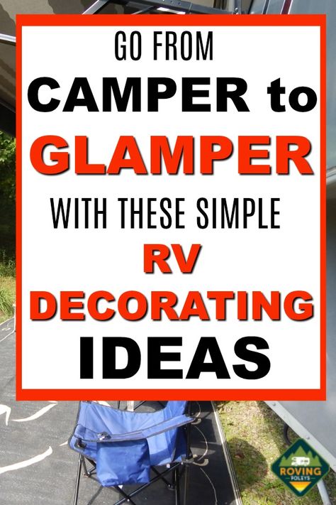 Rv Decorating Ideas Rv Interior, Rv Decorating Ideas, Campsite Decorating, Campsite Setup, Rv Decorating, Rv Campsite, Rv Camping Tips, Camping Must Haves, Vintage Camper Remodel