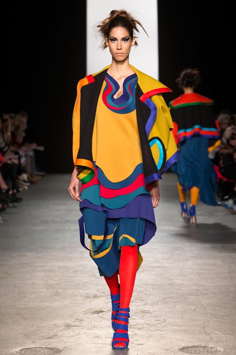 Fashion Design Inspiration, Portfolio Fashion, Colorful Clothing, Pop Art Fashion, Emerging Designers Fashion, Graduation Style, 2017 Fashion Trends, Textiles Fashion, Fashion 2017