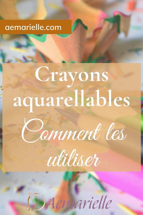 Tu aimerais bien savoir quoi faire de cette boîte de crayons aquarelle qu'on t'a offert à Noël ou pour ton anniversaire, mais c'est le flou total ? Ne t'en fais pas, je t'explique comment utiliser tes crayons très simplement ! En bonus, ton cahier de coloriages à télécharger !  #crayonsaquarellables #fournituresartistiques #artiste #crayonsaquarelle #fabercastell Techniques Crayons Aquarelle, Diy Crayons, Easy Paintings, Floral Art, Crayon, Art Journal, Markers, Pastel, Art