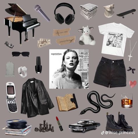 Eras Colors, Celebrity Inspired Outfits, Taylor Swift Reputation, Taylor Swift Outfits, Taylor Swift Album, Inspo Outfit, Inspired Outfits, Eras Tour, Mood Boards