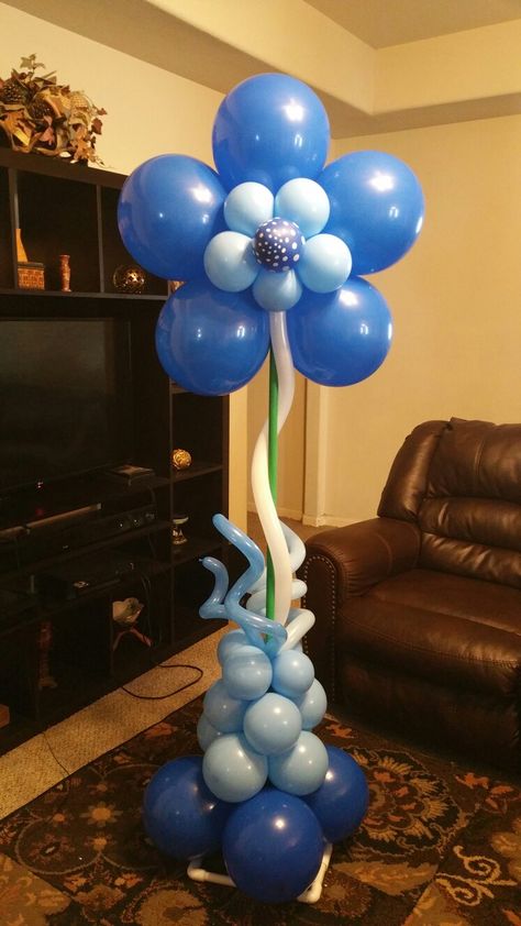 Colorful  Flower Flower Balloon Column, Balloons Galore, Balloon Columns, Balloon Flowers, Balloon Decorations, Colorful Flowers, Balloons, Flowers, Color