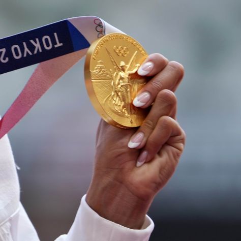 US tops overall and gold medal count in Tokyo, thanks in part to women's dominance Gold Medal Olympics 2024, Gold Medal Olympics, Olympic Gold Medal Aesthetic, Gold Medal Aesthetic Study, Gold Medal Aesthetic, Medals Aesthetic, Olympics Aesthetic, Champion Aesthetic, Swimming Medals