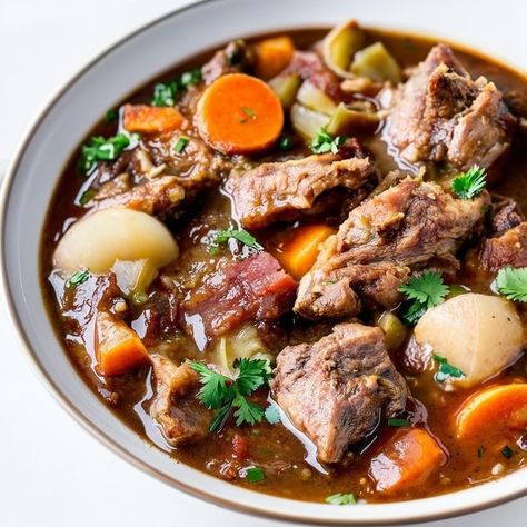 Pork Hock Stew Recipe - Instacart Pork Hock Recipes, Pork Hocks Recipe Slow Cooker, Pork Neck Recipes, Pork Hocks Recipe, Pork Hock Soup, Pork Neck Recipe, New England Boiled Dinner, Boiled Dinner, Pork Hock