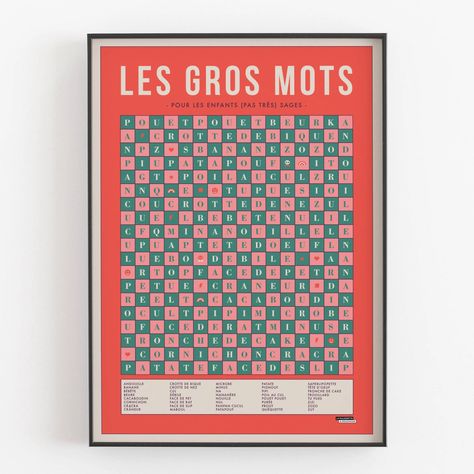 arfichez les gros mots - Recherche Google Dressing Ikea, Hanging Posters, Made In, Periodic Table, D Art, Art Mural, Illustrations, Architecture, Christmas