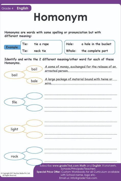 Homonyms Worksheet, Homophones Sentences, Homonyms Activities, English Worksheets For Grade 1, Homonyms Words, Homophones Worksheets, Worksheets For Grade 1, Free English Worksheets, Different Meaning