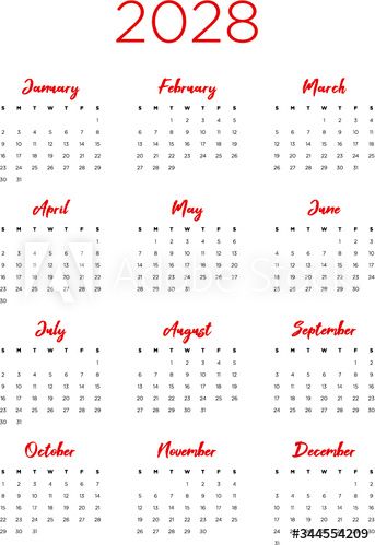 Annual calendar in A4 format for 2028 year #AD , #calendar, #Annual, #year, #format 2025 Year, Annual Calendar, Fonts Calligraphy, Graphics Layout, Art Fonts, Graphics Design, Calligraphy, Typography, Layout