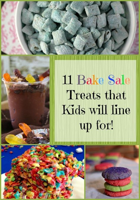 Bake Sale Treats the Kids will line up for! - Mom vs the Boys Easy Bake Sale Ideas, Kids Bake Sale, Bake Sale Sign, Bake Sale Ideas, Bake Sale Desserts, Lemon Bar Cookies, Bake Sale Flyer, Kids Cooking Party, Bake Sale Treats