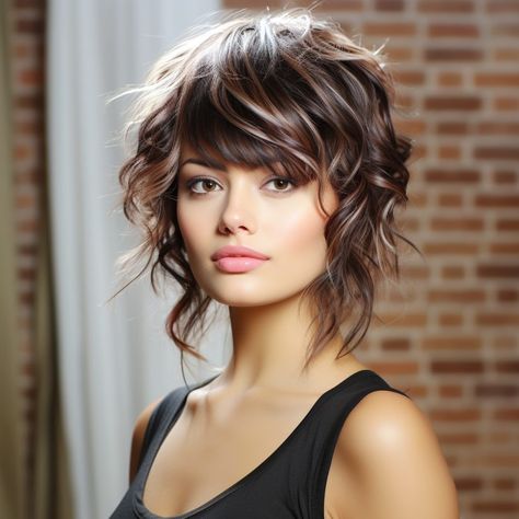 50 Fringe haircut For a Refreshing Look In 2024 Short Pixie Bob Haircuts, Sleek Haircuts, Short Pixie Bob, Short Sassy Haircuts, Shaggy Short Hair, Curly Hair Photos, Bob Haircut For Fine Hair, Short Layers, Hair Color And Cut