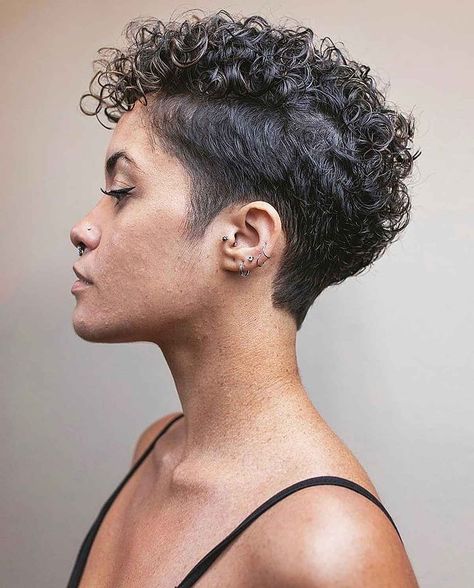 Pixie Cut Curly Hair, Short Hair Dont Care, Curly Pixie Cut, Women Haircuts, Curly Pixie Hairstyles, Short Curly Pixie, Curly Pixie Haircuts, Curly Pixie Cuts, Thick Curly Hair