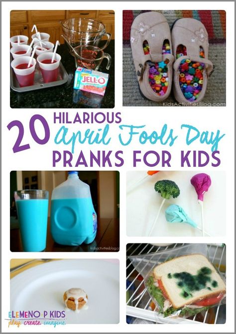 20 Hilarious April Fools Day Pranks for Kids April Fools Ideas, Hilarious Pranks, April Fools Food, Best April Fools Pranks, April Fools Day Pranks, Friend Humor, Food Pranks, Funny April Fools Pranks, April Fool's Pranks