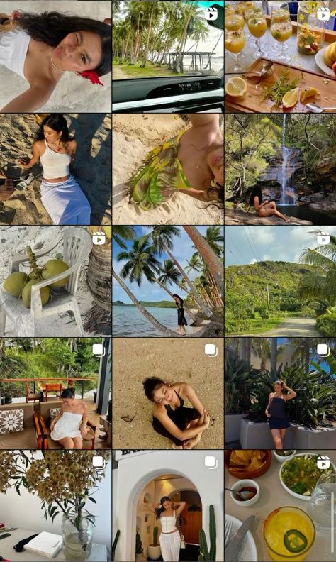 Instagram Feed Summer Theme, Summer 2024 Instagram, Instagram Post Summer, Summer Photo Inspo Aesthetic, Vacation Feed Instagram, Aesthetic Summer Instagram Feed, Traveler Instagram Feed, Earthy Instagram Aesthetic, Summer Photo Ideas Aesthetic