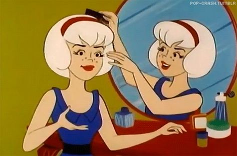 http://www.jackincongruente.com/wp-content/uploads/2015/05/curiosidades-sabrina-the-teenage-witch-cartoon-1970.gif 70s Cartoons, Sabrina The Teenage Witch, Sabrina Spellman, Saturday Morning Cartoons, Cartoon Gifs, Fairy Godmother, Archie Comics, Old Cartoons, Tv Episodes