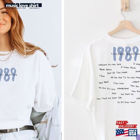 Album 1989 Taylor Swift Vintage T-Shirt Swiftie Shirt Classic Unisex Check more at https://musicloveshirt.com/product/album-1989-taylor-swift-vintage-t-shirt-swiftie-shirt-classic-unisex/ Taylor Swift Shirt Ideas, Taylor Swift Vintage, Taylor Swift Shirt, 1989 Taylor Swift, Swiftie Shirt, Taylor Swift Shirts, Taylor Swift 1989, Love Shirt, Shirt Ideas