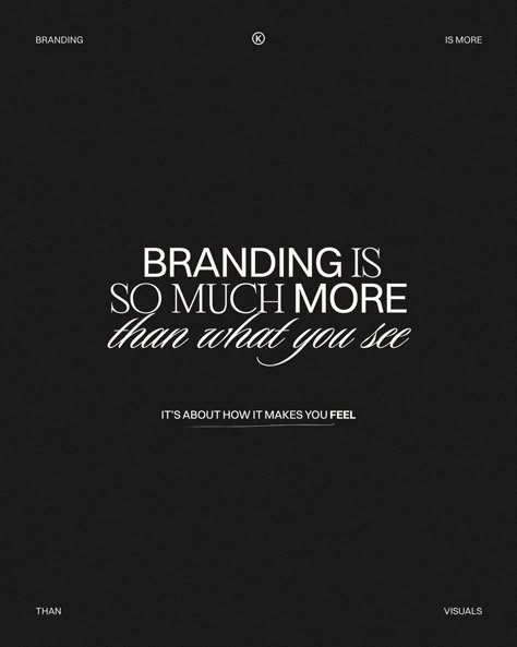 Branding isn’t just what you SEE - it’s about how you make people FEEL. Your brand isn’t just a logo - it’s an experience. Your Brand Voice, Mood, and Vision all work together to tell your story. Skipping the strategy and not hiring a pro? It can be a big mistake. It can leave your brand feeling half-baked and disconnected. Without a solid strategy, your message gets lost, and that emotional connection with your audience? Gone. ✨ Branding = Strategy (incl. Target Audience) + Logo + Mood + F... Digital Marketing Logo Ideas, Brand Aesthetic Inspiration, Branding Agency Logo, Typography Website, Premium Branding, Branding Quotes, Fashion Logos, Product Branding, Branding Strategy