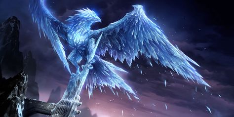 Anivia Art - Legends of Runeterra Art Gallery Anivia League Of Legends, Phoenix Artwork, Creature Fantasy, Fotografi Vintage, Splash Art, Cute Fantasy Creatures, Fantasy Beasts, Fantasy Creatures Art, Mythical Creatures Art