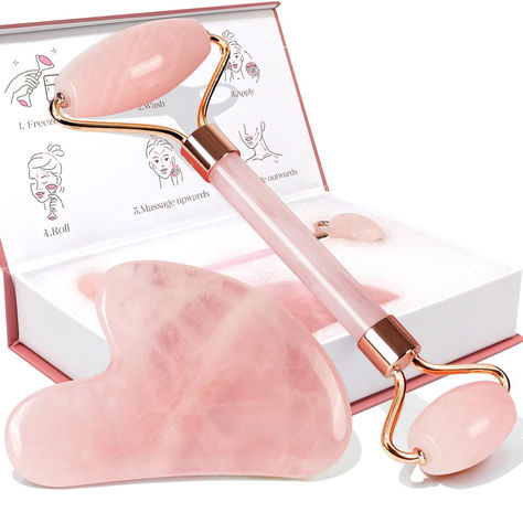 Use for Skin Material Jade, Quartz, Stone Item Weight 209 Grams Brand BAIMEI Color Pink Valentines Day Gift Basket Ideas, Gua Sha Benefits, Valentines Day Gift Basket, Muscle Tension Relief, Facial Puffiness, Rose Quartz Gua Sha, Jade Face Roller, Face Massager Tool, Cold Relief