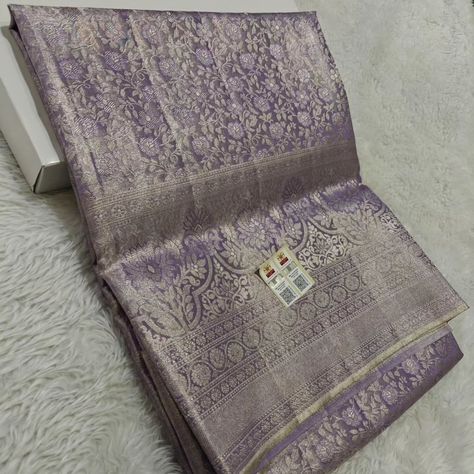 🪷🛍️🪷🛍️🪷🪷💐💐🌹🌹product code :GP1004 🌿 *100% PURE ORGINAL KANCHI PATTU SAREE* 🌿 *Silver jari edge border* 🌿 *with came Silk Mark Certified tag* 🌿 Our price 10500/- free shipping Pattu Saree, Saree, Silk, Free Shipping, Silver, Quick Saves