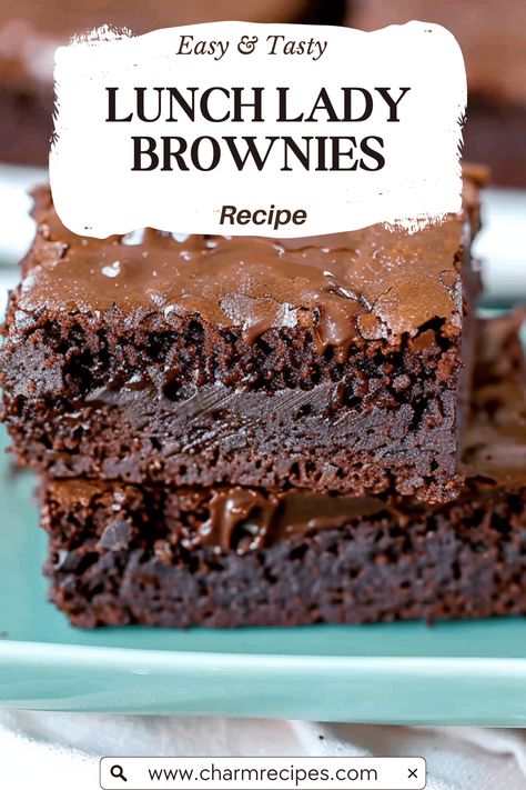 How to Make Lunch Lady Brownies Lunch Lady Brownies, Recipe For Lunch, Moist Brownies, Best Lunch Recipes, Make Lunch, Creamy Frosting, Baked Dinner, Brownie Desserts, Lunch Lady