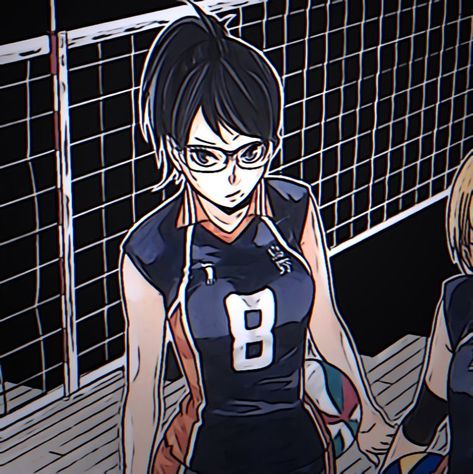 Haikyuu Pfp Kiyoko, Cute Headers For Twitter, Anime Black Hair, Volleyball Anime, Cute Headers, Swag Girl Style, Haikyuu Manga, Haikyuu Characters, Haikyuu Fanart