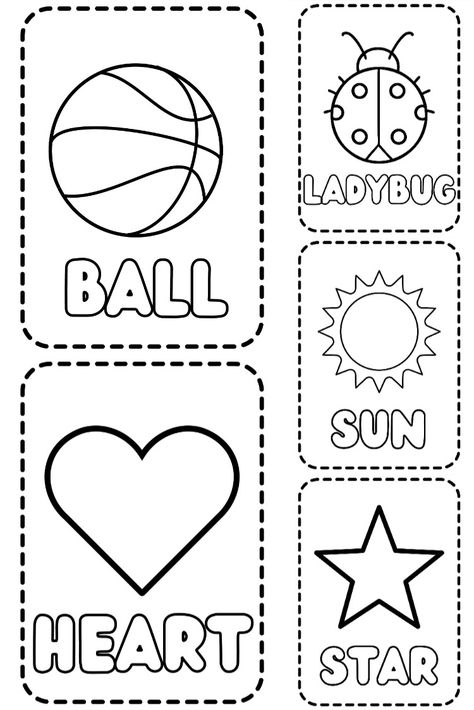 32 Easy Printable Coloring Pages For Toddlers And Kids | 32 Page PDF | 8.5"x11" Pages -Great For Daycare, Preschool, Kindergarten, Elementary School, And Home -Coloring Pages With Words For Fun And For Learning Coloring Pages With Words, Coloring Pages For Toddlers, Easy Coloring Pages, Preschool Kindergarten, School Items, Colouring Pages, Nanny, Elementary School, Printable Coloring