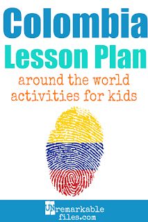 Colombia Activities For Preschool, Colombia Crafts For Kids, Around The World Activities For Kids, Continent Boxes, Hispanic Heritage Month Crafts, Multicultural Festival, Global Studies, Preschool Spanish, Montessori Geography