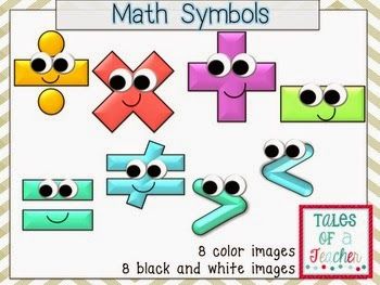 A selection of 30 FREE clipart sets for back-to-school or year-round use Maths Quotes, Free School Borders, Teaching Clipart, Math Clipart, Math Symbols, Clip Art Freebies, Math Quotes, Literacy Games, Clip Art Library