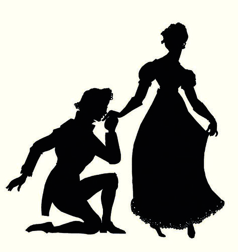 Regency Lovers John Keats, Easy Canvas Painting, Easy Canvas, A Thing Of Beauty, Silhouette Art, Fashion Plates, Jane Austen, Human Silhouette, Lovers Art