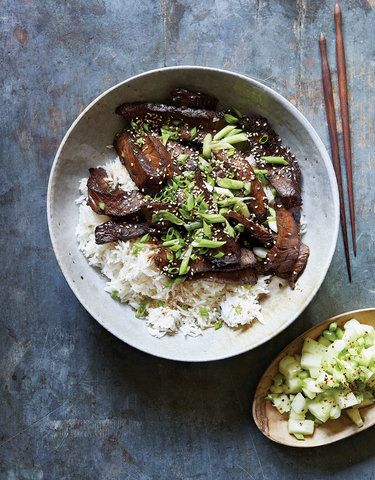 Joanna Gaines’s Mom’s Bulgogi with Cucumber Kimchi Salad | Get the recipe for Joanna Gaines’s Mom’s Bulgogi with Cucumber Kimchi Salad. Joanna Gaines Korean Recipes, Joanna Gaines Beef Tips Recipe, Joanna Gaines Beef Stroganoff, Joanna Gaines Beef Tips, Magnolia Cookbook Recipes, Gains Recipes, Kimchi Salad, Magnolia Recipes, Joanna Gaines Recipes