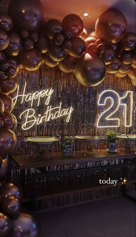 Beauty Is Pain, Heartfelt Birthday Wishes, 18th Birthday Party Themes, 18th Birthday Decorations, 21st Bday Ideas, Simple Birthday Decorations, 21st Birthday Decorations, Birthday Dinner Party, Bday Party Theme