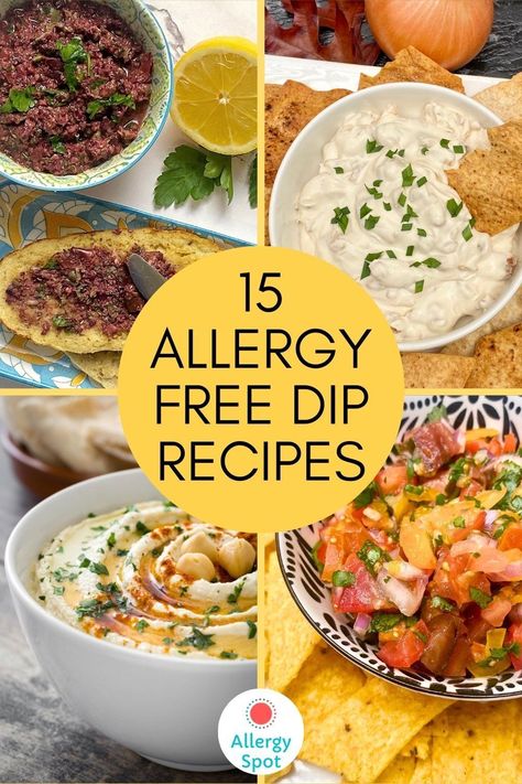 Love dips but can't find an allergy free dip to suit your needs? Or entertaining a crowd and need to cater to lots of different dietary requirements? You'll love this collection of allergy-friendly dip recipes. They are free from common allergens, and also naturally vegan and gluten free. Made with delicious fresh ingredients, they are simple to make and can easily be adjusted for your allergies. Easy Dip Recipes, Gluten Free Dips, Easy Dip, Vegetarian Meal Prep, Dip Recipes Easy, Party Appetizers Easy, Vegan And Gluten Free, Greek Dishes, Allergy Friendly Recipes