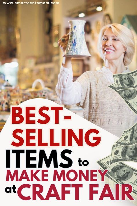 Find out what handmade items are hot sellers at craft fairs! Perfect for moms looking to make extra income while showcasing their creativity. #CraftFairs #HandmadeBusiness #CraftingMoms #MakeMoney Profitable Small Business Ideas, Business Ideas For Women Startups, Craft Fair Booth Display, Craft Fairs Booth, Christmas Craft Fair, Sewing To Sell, Hobbies To Try, Family Finance, Make Easy Money