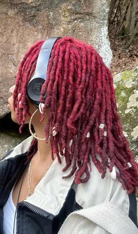 Loc Goals, Dread Styles, Cute Dreads, Loc Inspiration, Short Locs Hairstyles, Short Locs, Locs Styles, Loc Hairstyles, Dreads Styles