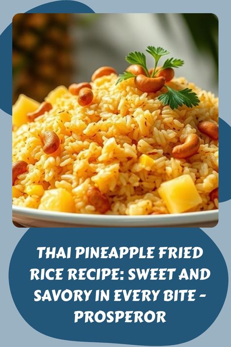 Thai pineapple fried rice garnished with cashews and herbs. Thai Pineapple Fried Rice, Pineapple Fried Rice Recipe, Rice Types, Pineapple Rice, Cooking Jasmine Rice, Pineapple Fried Rice, Fresh Salad Recipes, Roasted Cashews, Fresh Salad