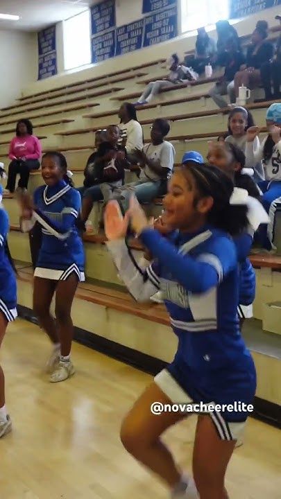 HYPE Middle School Cheer Team 🔥 Check it out 👏 #cheerleading #basketball #sidelinecheer Middle School Basketball Cheers, Cheerleading Basketball, School Spirit Ideas Pep Rally, Cheer Chants, Middle School Cheer, Easy Cheers, Cheerleading Chants, Step Team, School Spirit Ideas