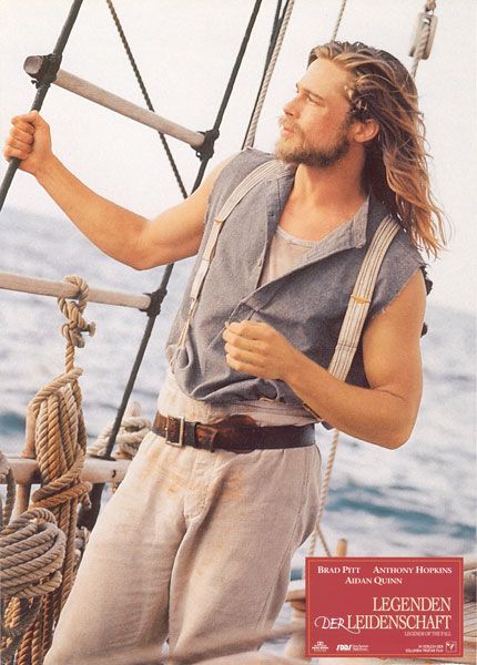 Brad Pitt - Legends of the Fall Brad Pitt Long Hair, Brad Pitt Photos, Brad And Angelina, Legends Of The Fall, Brad Pitt And Angelina Jolie, Fall Love, Actrices Hollywood, Lost City, Movie Photo