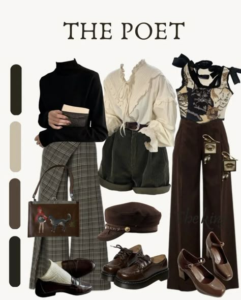 Poet Outfit, Inspire Outfits, 6th Form Outfits, Green Academia, Academia Aesthetic Outfit, 6th Form, Dark Academia Outfit, Dark Academia Outfits, Dark Academia Style