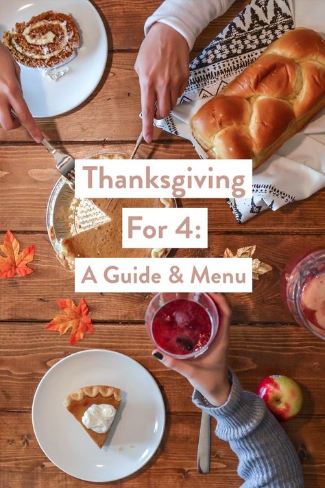 Thanksgiving For 4: A Guide & Menu Thanksgiving For 6 People, Thanksgiving For Four People, Thanksgiving Menu For 4, Thanksgiving For 4 People, Thanksgiving Dinner For 4 People, Southern Thanksgiving Menu List, Best Baked Potatoes, Alcoholic Hot Chocolate, Thanksgiving Menu Recipes