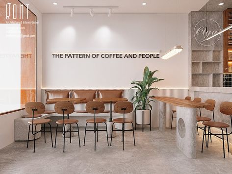 Minimalistic Cafe Design, Minimalist Cafe Interior, Scandinavian Coffee Shop, Japanese Cafe Interior, Cafe Design Interior, Muji Cafe, Start A Restaurant, Scandinavian Cafe, Minimalist Cafe