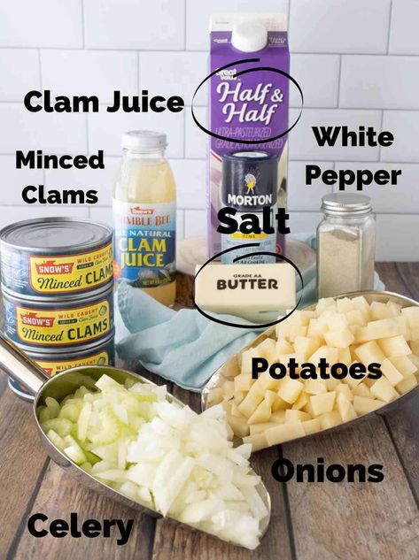 The Best Clam Chowder - Mindee's Cooking Obsession Clear Clam Chowder Recipe, Clam Chowder Recipe Crock Pot, Clam Chowder New England, Best Clam Chowder Recipe, Creamy Clam Chowder, Best Clam Chowder, Clam Chowder Soup, Soup Bar, Clam Chowder Recipe